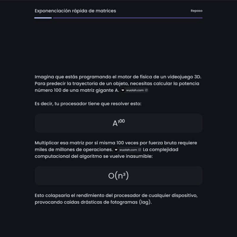 Explicación de un concepto de teoría con un ejemplo práctico contextualizado